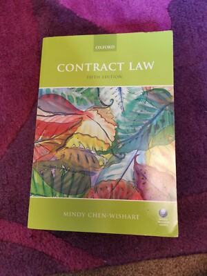 Contract Law by Mindy Chen-Wishart (Paperback, 2015)