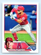 2023 Topps Series 2 Andrew Velazquez Los Angeles Angels #605