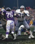 Signed 8x10 BOB LURTSEMA  Minnesota Vikings Autographed photo - w/COA