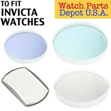 Watch Replacement Mineral Crystals to Fit Invicta Watches AR, Magnifying NEW 