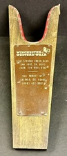 Vintage Winchester Western Wear Store Advertising Boot Jack Salinas Cowboy Shop