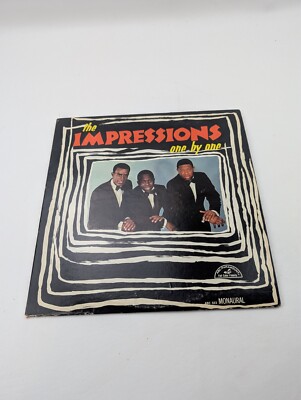 Vintage The Impressions Vinyl LP One By One ABC 523 Paramount MONO PROMO COPY