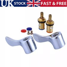 Easy to Install Lever Taps Handle Knob and Turn Tap Valves Replacement Kit