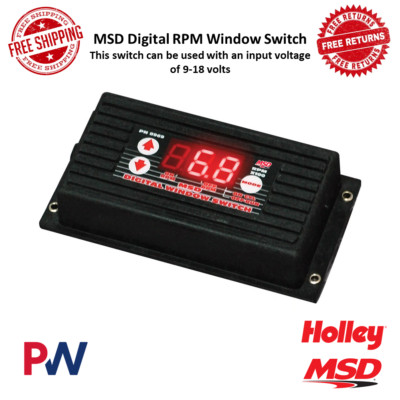 MSD Digital RPM Activated Window Switch Works On Coil-per-Cylinder Applications
