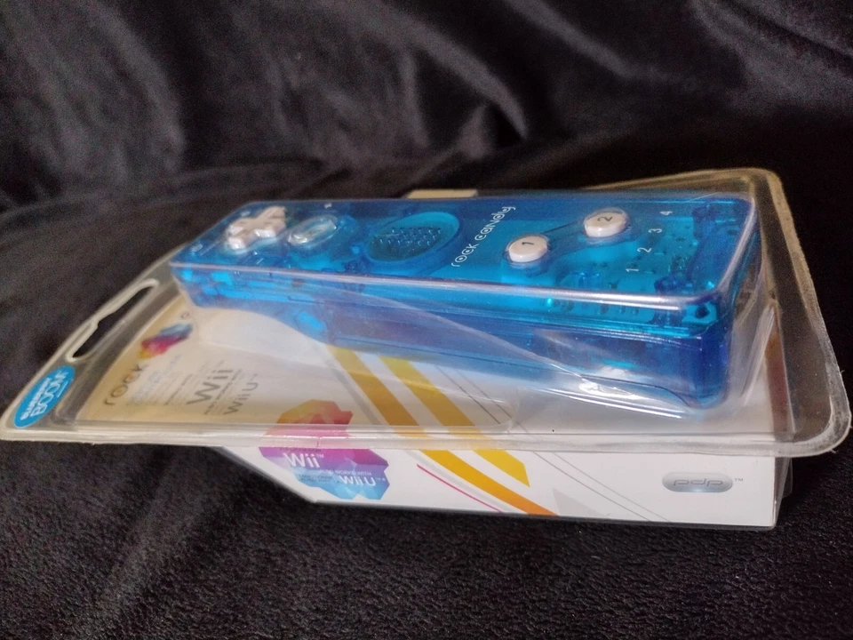 PDP Rock Candy Gesture Controller For Wii, Wii U Blueberry Boom New Sealed 2014 - Image 3 of 4