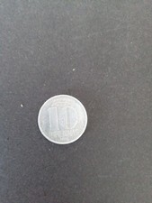 10 Pfennig M&uuml;nze DDR