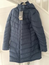 Ladies Navy Blue Jack Wolfskin Selenium Coat Size Xl