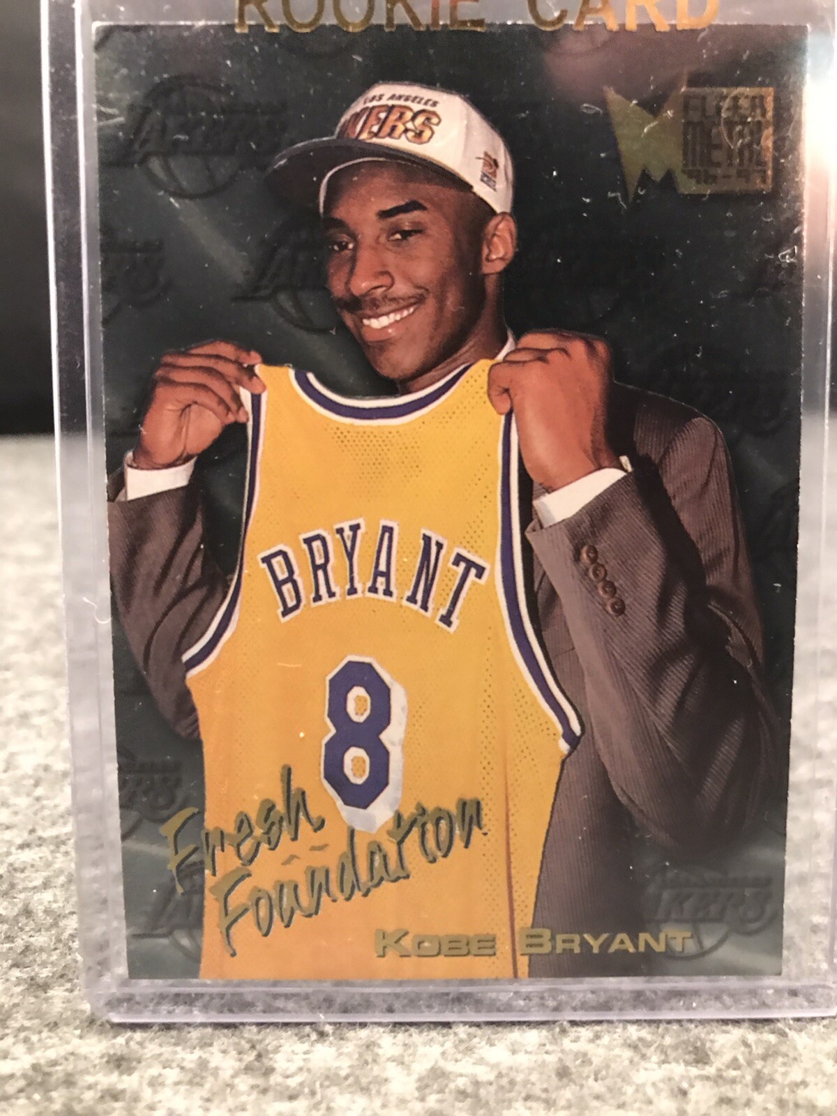 96-97 KOBE BRYANT FLEER METAL FRESH FOUNDATION ROOKIE # 137 | eBay