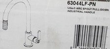 Brizo Litze 63044LF-PN Polished Nickel Arc Spout Pull Down Kitchen Faucet