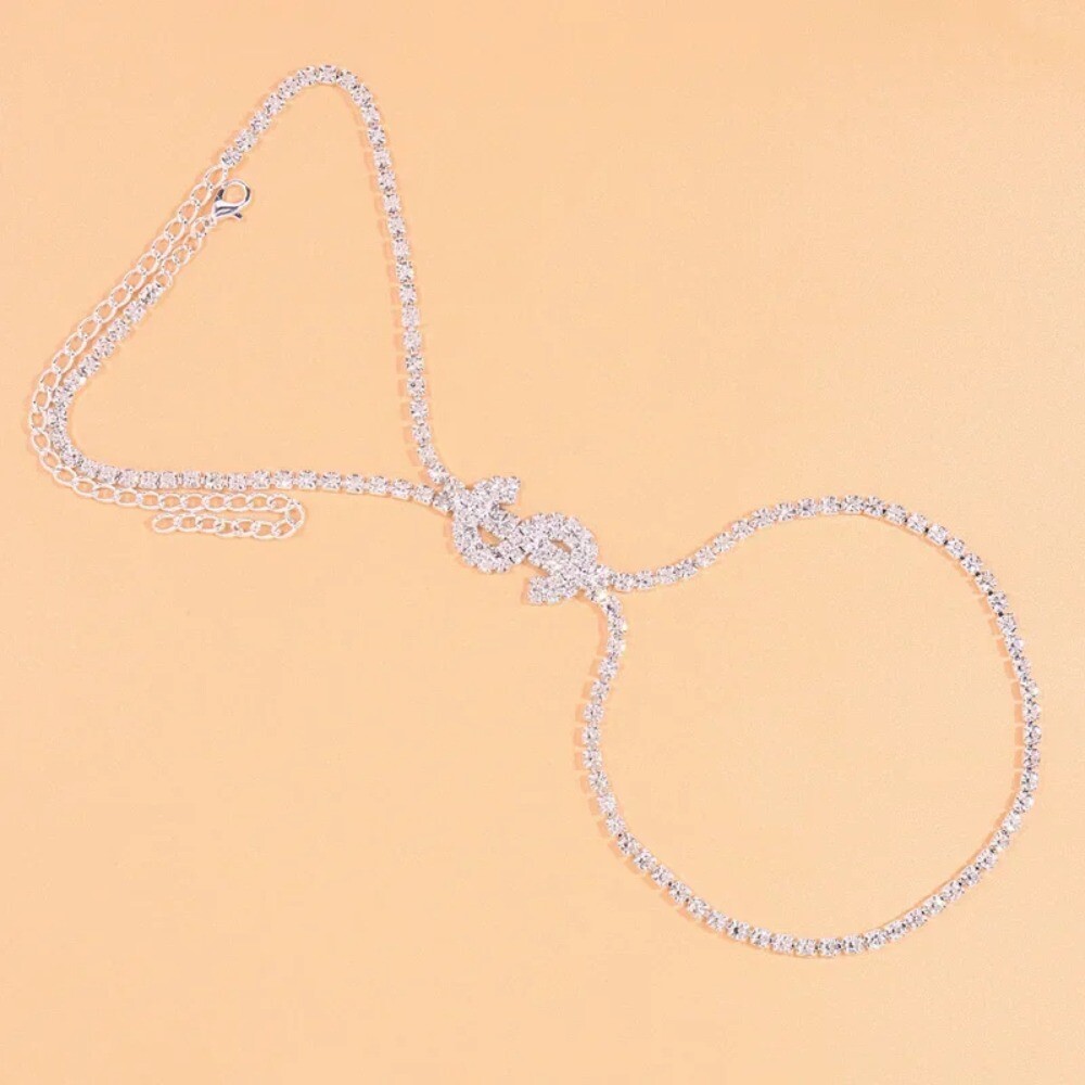 Gold Plated Shiny Rhinestone Ankle Chain Party Jewelry Women Girls eBay