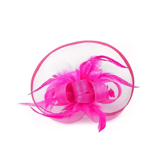 Elegant Fascinators Hat Women Headband Cocktail Tea Party Hat Wedding Hair Clip - Picture 21 of 21
