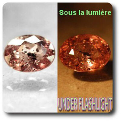 Grenat Malaya 0.85 Carats – VS1, Ovale, Tanzanie, Non Chauffé, Avec Certificat
