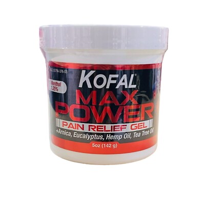 Kofal  MAX POWER pain relief Gel  Pomada Analgésica * 5 oz