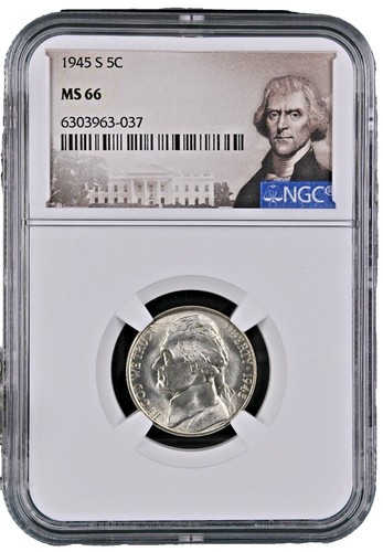 1945 P- Jefferson Nickel- DDR- FS801- NGC MS66 | eBay