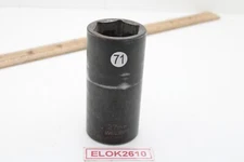 Evercraft 27mm  1/2” Drive 6 Point Metric Black Oxide Impact Deep Socket