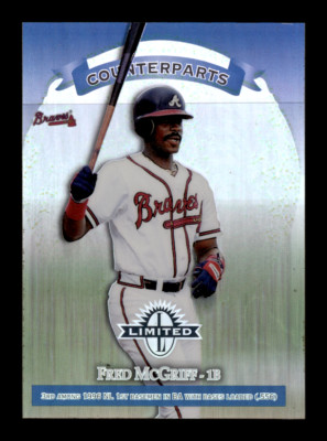 1996 Leaf Limited Limited Exposure # 102 Fred McGriff Paul Sorrento Card (B65)