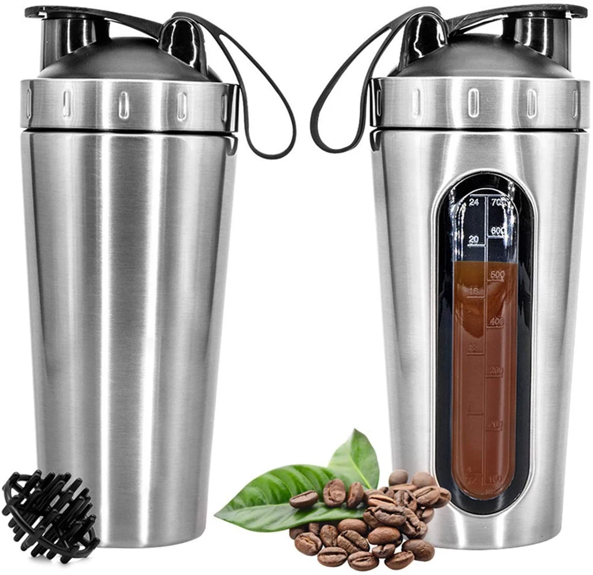 Elite Stainless Steel Protein Shaker Bottle – HomeBod™