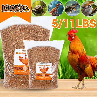5/11LBS Freeze Dried Shrimp Krill Aquarium Tank Tropical Fish Turtle Feed Food