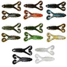 Googan Soft Baits - 4" Big Belly Toad - Choose Colors - 5 Baits Per Pack