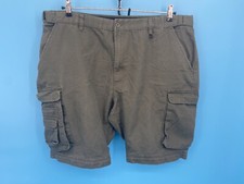 Boy Scouts of America Cargo Shorts 42 Green Elastic Waist Official Convertible