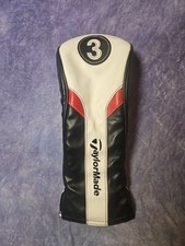 TaylorMade Premium Fairway 3 Wood Headcover White/Black/Red