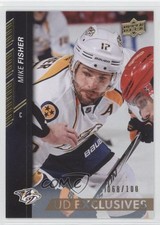 2015-16 Upper Deck UD Exclusives 68/100 Mike Fisher #108 0t2i