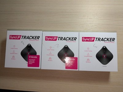 T-Mobile SyncUP Tracker, Lot of 3, 2nd Gen, 4G, 64MB, Black, BRAND NEW