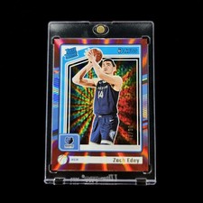 Zach Edey Red Holo Laser #/99 RC 2024-25 Donruss Rated Rookie SP Parallel - #239