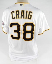 2021 Pittsburgh Pirates Will Craig #38 Game Used White Jersey 1st Career HR 48 7