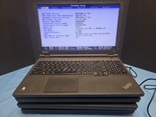 LOT OF 4 - LENOVO THINKPAD W540 INTEL i7-48000MQ 8GB RAM 500GB SSD NO OS