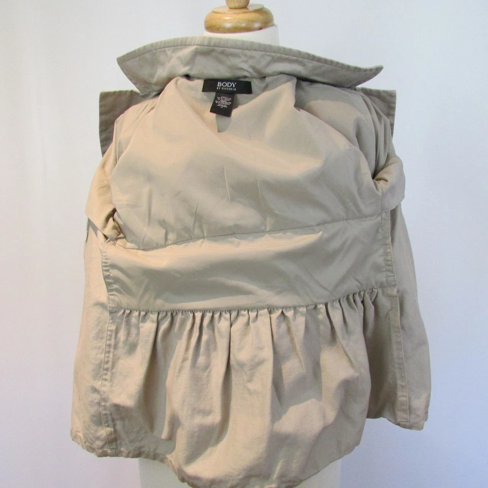 Chaqueta Blazer Victoria's Secret Body By Victoria Talla 8 Mezcla de Lino con Volantes Foto 4 de 4