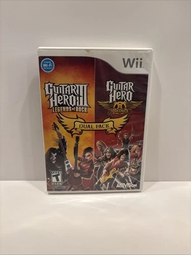 Guitar Hero III: Legends of Rock/Guitar Hero: Aerosmith Dual Pack (Nintendo Wii,