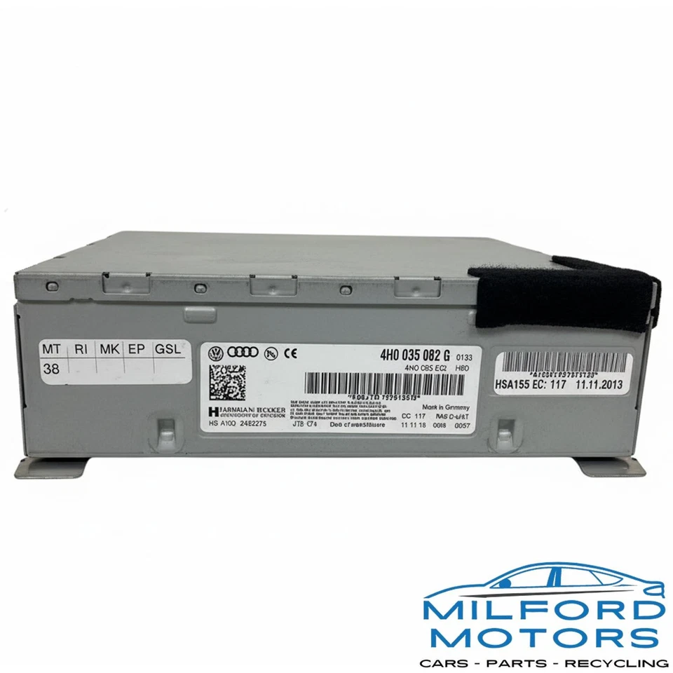 Audio Equipment Radio Receiver Fits 2014 Audi S8 Sedan 4.0L ID: 4H0035082G - Image 2 of 4