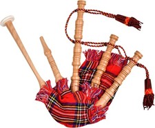 Mini Miniature Bagpipe, Rosewood Bagpipe for Beginners Playable Gift set. Royal