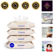 Fragrance-Free Flushable Wipes for Potty Training Toddlers - 4 Pack, 224 Wipes