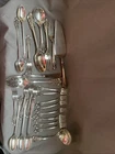 Wallace Grand Baroque Sterling Silver Flatware Serving Set Lot Of 26 Pieces