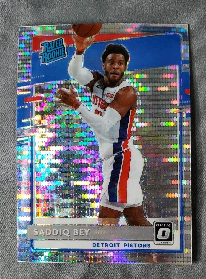 2020-21 Panini Donruss Optic - Rated Rookie Saddiq Bey #169 Pulsar Prizm (RC)