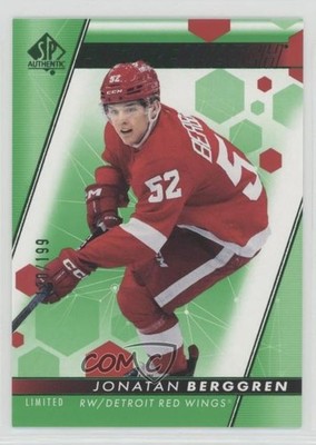 2022-23 SP Authentic Future Watch Limited Green Jonatan Berggren Rookie RC 1e7g