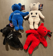 4 WWF Attitude Bears THE ROCK STONE COLD SABLE KANE  WWE 1999