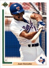 1991 Upper Deck #646 Juan Gonzalez