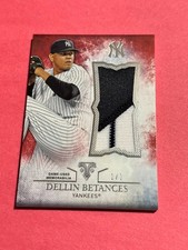2015 Topps Triple Threads - Unity Jumbo Relics Dellin Betances #UJR-DBE Ruby 1/1