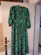 Only Damen Hemdblusenkleid lang Gr. 36 grün/...