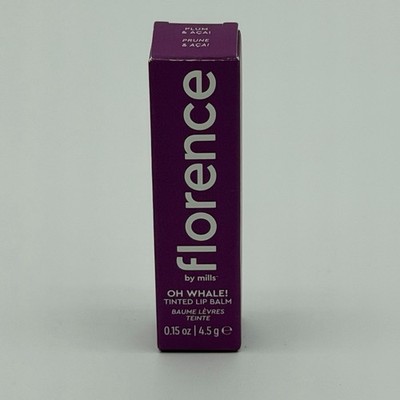 FLORENCE BY MILLS Oh Whale Tinted Lip Balm 0.15 oz. Plum & Acai 