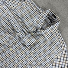 Peter Millar Grid Check Plaid SZ XL Prep Career Regal Casual Luxury Business