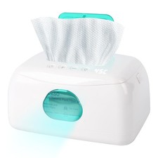 Baby Wipe Warmer with 16-Level Precision Heating, Portable USB-Powered Wet Wi...