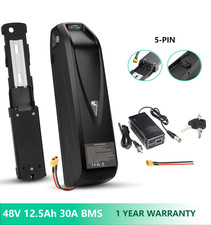 Hailong 48V Lithium Ebike Battery 48V 12.5Ah Electric Bike Battery 200W-1000W