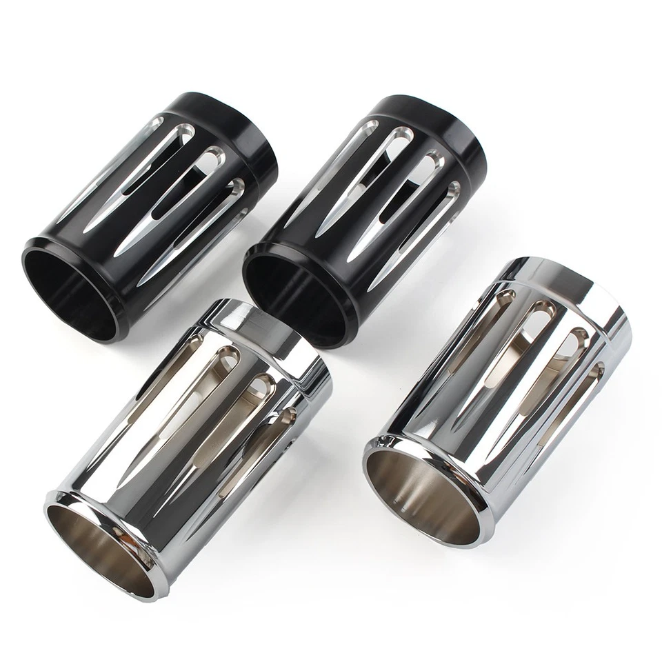 Fork Boot Slider Covers For Harley Electra Street Road Glide King CVO 2014-2022 Foto 4 de 4