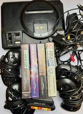 Sega Mega Drive Model 1 PAL Bundle Games + Controllers + Cables - TESTED WORKING