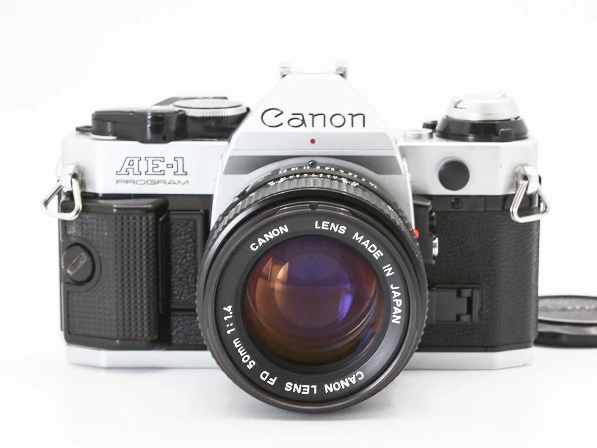 【動作確認済】 Canon AE-1 F1010-40-10v p Canon AE-1 Program 35 mm Film Cameras for sale - eBay