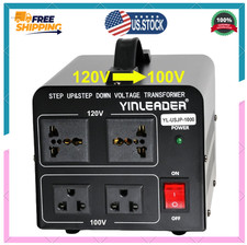 1000W US 120V to 100V JP Japan Voltage Converter Step Down/Up Transformer Ideal